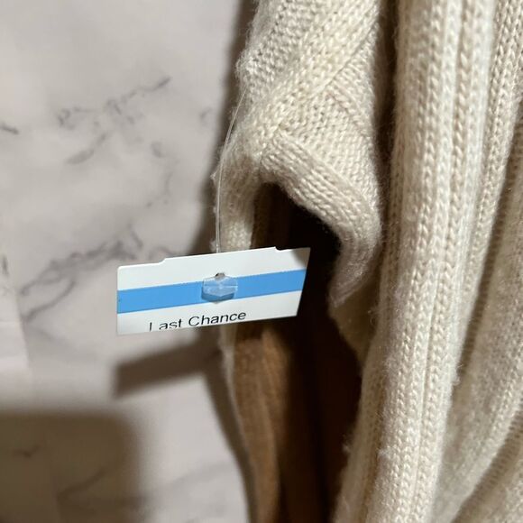 Madewell color block ribbed sweater dress in cream - Picture 5 of 7